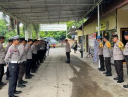 Siwas Polres Bima  Monitoring Apel Persiapan dan Pengecekan Personel Operasi Keselamatan Rinjani 2025