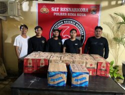 Polres Bima Kota Gencar Razia Miras, Sita Ratusan Botol