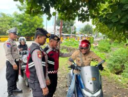 Tingkatkan Kesadaran Masyarakat Satlantas Polres Bima Gelar Sosialisasi Operasi Keselamatan Rinjani 2025