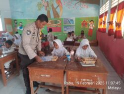 Dukung Program Pemerintah, Polres Bima Kota Pantau Distribusi Makanan Bergizi Gratis di SDN 70 dan SDN Imam Syafi’i