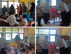 Polsek Madapangga Dampingi Pendistribusian Makan Bergizi Gratis Bagi 45 Sekolah di Kecamatan Madapangga