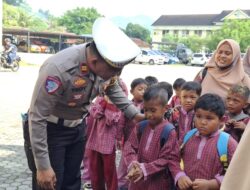 Satlantas Polres Bima Kota Kenalkan Keselamatan Berlalu Lintas Sejak Usia Dini