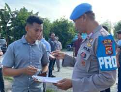Wakapolres Bima Kota Pimpin Kegiatan Gaktibplin, Pastikan Kesiapan dan Kedisiplinan Personil