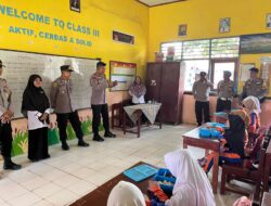 Kapolres Bima, Tinjau  Langsung Uji Coba Pemberian Makan Gratis Bergizi Bagi Pelajar di Wilayah Kecamatan Madapangga