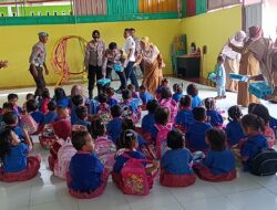 Polsek Madapangga Kawal Uji Coba Pemberian Makan Gratis Bergizi di Wilayah Kecamatan Madapangga