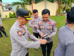 Cegah Pelanggaran Anggota Polri, Sie  Propam Polres Bima Melaksanakan Gaktibplin