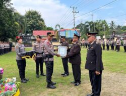 Upacara Pelepasan Purna Tugas 3 Perwira Polres Bima, Kapolres Bima: Kita Bisa Jadikan Tauladan Dalam Menjalankan Tugas
