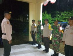Pastikan Sitkamtibmas Aman Menjelang Bulan Suci Ramadhan, Polsek Donggo Gelar Patroli Gabungan