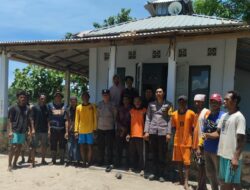 Memakmurkan Masjid, Polsek Monta dan Warga Gotong Royong Perbaiki Mushola