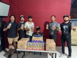 Basmi Miras di Bulan Suci Ramadhan, Tim Opsnal Polsek Rasbar Sita 3 Dus Moke