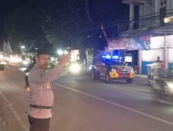 Polsek Bolo Laksanakan Patroli Mobile, Pengamanan Sholat Tarawih