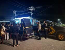 Patroli Menjelang Sahur Polres Bima Kota Ciptakan Situasi Aman