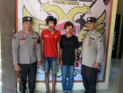 Sesaat Usai Melakukan Penganiayaan, Dua Pria Asal Desa Sondo ini Diringkus Polsek Monta