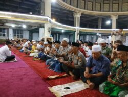 Sat Binmas Polres Bima Kota Gelar Ceramah Kultum dan Himbauan Kamtibmas di Masjid Agung Al-Muwahhiddin