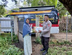 Sat Binmas Polres Bima Kota Gelar Bansos Polri Presisi di Kelurahan Sambinae
