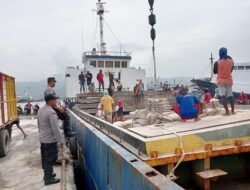 Polsek Kawasan Pelabuhan Laut Bima Gelar Cooling System di Areal Dermaga Pelabuhan Laut Bima