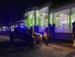 Polsek Monta Laksanakan Patroli dan Pengamanan Sholat Taraweh di Bulan Suci Ramadhan