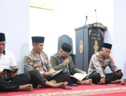 Raih Ridho Allah SWT di Bulan Ramadhan, Kapolres Bima Kabupaten Gelar  Sholat Taraweh dan Tadarusan Al- Qur’an Bersama Personel