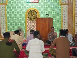 Kapolsek Belo Hadiri Safari 1446 Bersama Forkopimcam di Masjid At-Taqwa Desa Lido