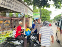 Sat Binmas Polres Bima Kota Laksanakan Giat Cooling System dan Himbauan Kamtibmas di Kelurahan Monggonao