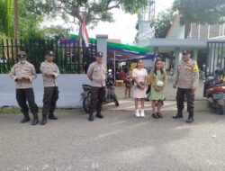 Minggu Kasih Polsek Rasanae Timur, Ibadah Umat Kristen Berjalan Lancar