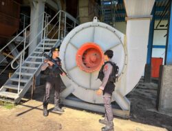 Unit Pamobvit Sat Samapta Polres Bima Kota Laksanakan Pengamanan di PT. PLN (Persero) UPP Nusa Tenggara 1 PLTU Bima