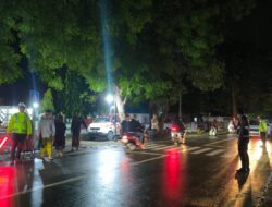 Satuan Samapta Polres Bima dan Sat Lantas Menggelar Patroli Guna Pengamanan Sholat Taraweh