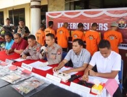 Polres Bima Gelar Jumpa Pers Hasil Pengungkapan Operasi Pekat Rinjani 2025, Ada Kasus Prostitusi