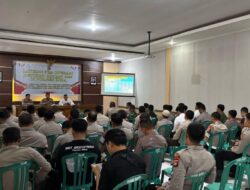 Menjelang Idul Fitri 1446 H. Polres Bima Gelar Latpra Operasi Ketupat Rinjani 2025 di Aula Polres Bima