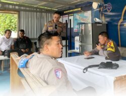 Waka Polres Bima Kota Cek Pengamanan di Sejumlah Pos Operasi Ketupat Rinjani 2025