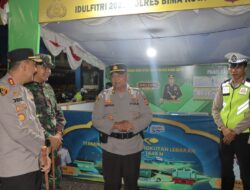 Kapolres Bima Kota Bersama Wali Kota dan Forkopimda Cek Pos Pam dan Pos Yan Ops Ketupat Rinjani 2025