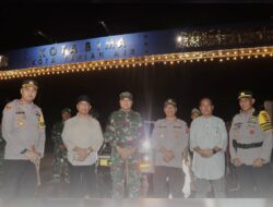 Malam Takbiran Idulfitri 1446 H, Polres Bima Kota Bersama Instansi Terkait Gelar Patroli Skala Besar