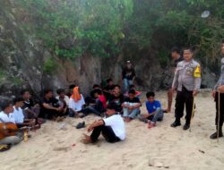 Antisipasi Premanisme dan Kasus 3C di Pantai Wane Polsek Monta Laksanakan PAM Wisata di Masa Libur Lebaran