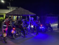 Ciptakan Situasi Tetap Kondusif, Personil Sat Samapta Polres Bima Kota Tingkatkan Penggelaran Blue Light di Malam Hari