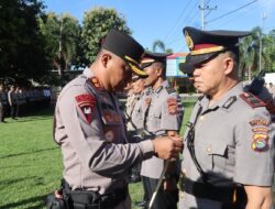 Pimpin Sertijab Kapolsek dan Kasat Tahti, Kapolres Bima AKBP Eko Sutomo S.I.K.,M.I.K: Jabatan Adalah Amanah Yang Harus Dijalankan Dengan Penuh Keikhlasan