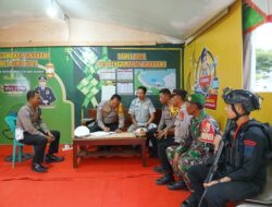 Wadirlantas Polda NTB Tinjau Langsung Pos Pam dan Pos Yan Operasi Ketupat Rinjani 2025 di Wilkum Polres Bima Kota