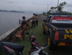 Gelar Patroli Sore, Polsek Soromandi Cegah Guankamtibmas dan Imbau Warga Jaga Harkamtibmas