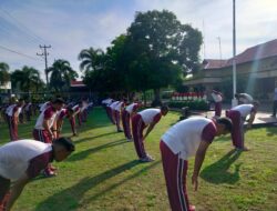 Olah Raga Pagi Bersama Wakapolres Bima:Ini Cara Kami Menjaga Kebugaran Tubuh