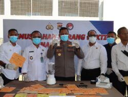 Polres Bima Kota Musnahkan 62,90 Gram Sabu Hasil Pengungkapan 63 Tersangka