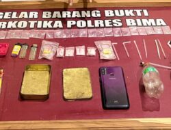 Satresnarkoba Polres Bima, Buru Terduga Pengedar Narkoba Asal Kecamatan Soromandi dan Amankan 24 Pocket Shabu Siap Edar