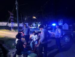Polsek Wawo Laksanakan Patroli Blue Light untuk Cegah Gangguan Kamtibmas