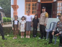 Personel Polsek Donggo Dikerahkan, Amankan Ibadah Jum,at Agung di Gereja Kemah Injil Bukit Sion