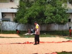 Berbaur dan Bantu Proses Pengeringan Jagung Wujud Sinergitas Polri dan Masyarakat Dukung Ketahanan Pangan