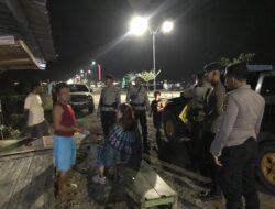 Sat Samapta Polres Bima Kota Laksanakan Patroli Malam untuk Jaga Kamtibmas di Pusat Keramaian