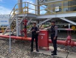 Unit Obvit Sat Samapta Polres Bima Kota Amankan dan Patroli di Area Objek Vital PLTMG Bonto Bima