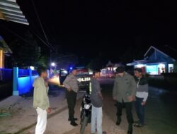 Polsek Wawo Laksanakan Patroli Blue Light untuk Minimalisir Gangguan Harkamtibmas