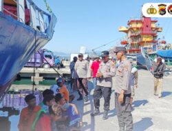 Polsek Kawasan Pelabuhan Laut Bima Gelar Patroli Rutin di Area Dermaga
