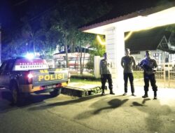 Polsek Rasanae Timur Gelar Patroli Blue Light, Antisipasi Tindak Kriminal dan Ciptakan Rasa Aman
