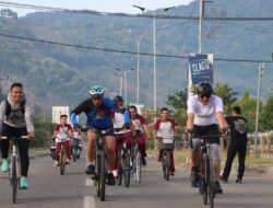 Jaga Kesehatan dan Keakraban, Kapolres Bima Kota Gowes Bersama PJU dan Personel