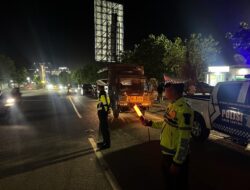 Polres Bima Kota Patroli KRYD Malam Minggu, Ciptakan Situasi Aman dan Kondusif